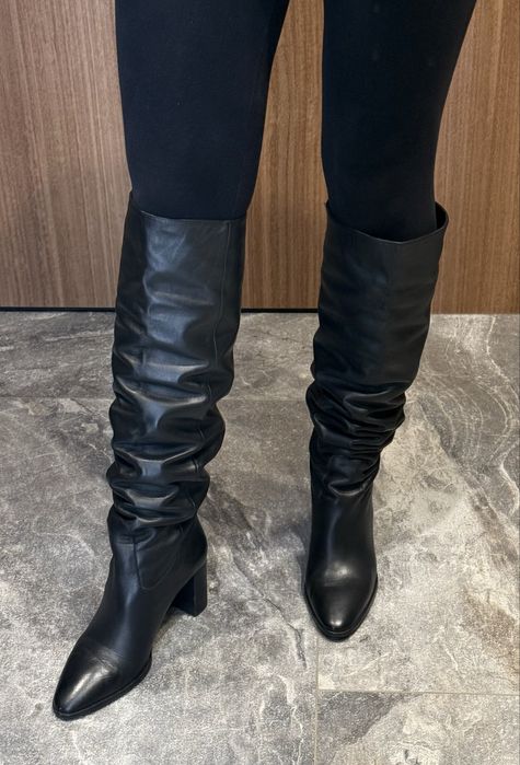 Сапоги Massimo Dutti, шкіра 38 розмір