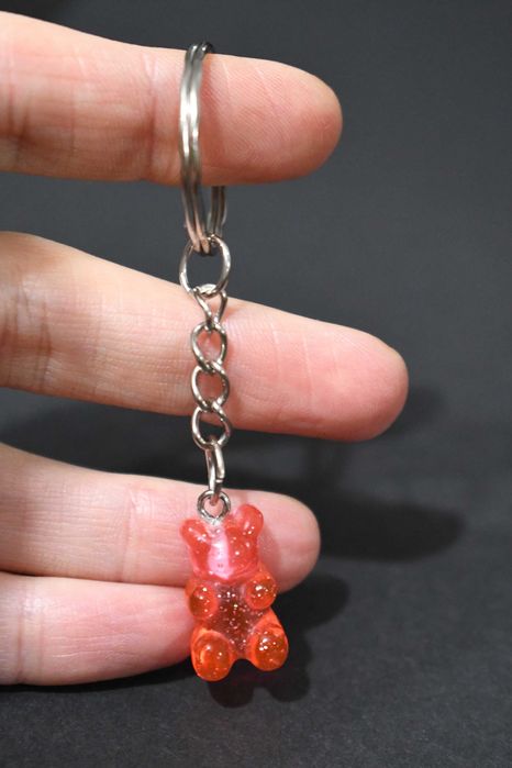 4 szt BRELOK miś HARIBO żelki misie GUMMY BEAR RÓŻNE KOLORY na prezent