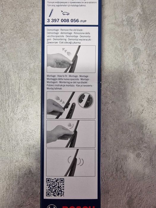 Escovas Bosch ClearView 453V + Bosch Rear A250H (Novas a estrear)