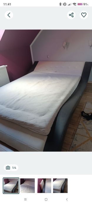 Łóżko 160x200 z materacem