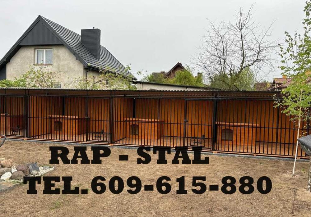 Kojec dla psa*konstrukcja Stalowa*Zabudowa Szeregowa*MOCNA!