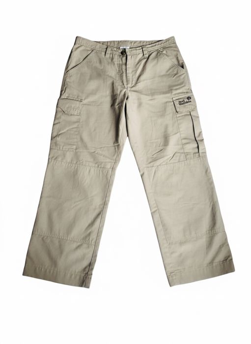 Damskie Bojówki Cargo Jack Wolfskin w kolorze beżowym 42 XL