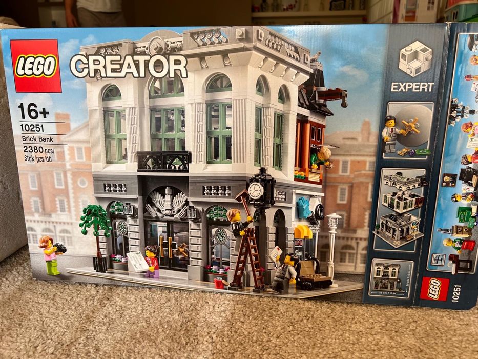 Lego Bank 10251 conpleto, c/ caixa e instruções