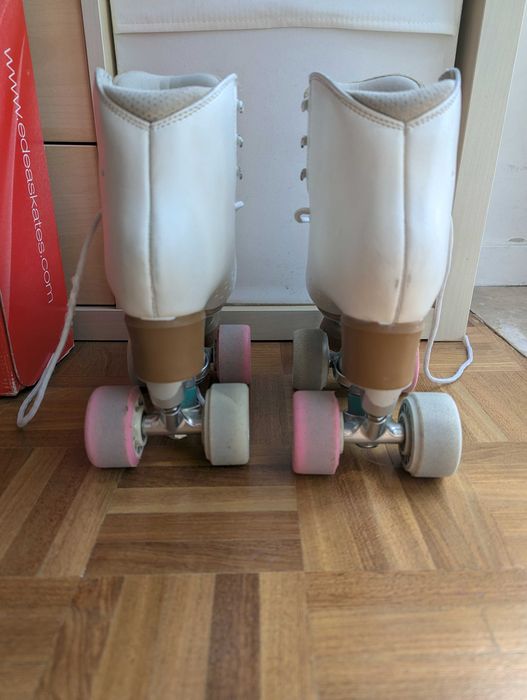 Patins Artísticos Edea Rondò (230 / EU 34.5) — Base Roll-Line Variant + Rodas Giotto