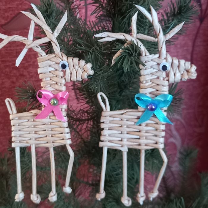 Різдвяний олень ручної роботи