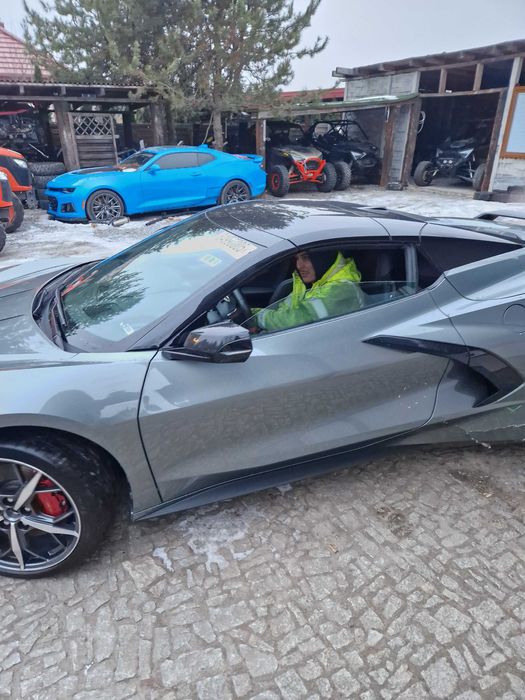 Corvette c7 prawa szyba lusterko i c8  szybai czesci