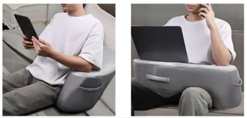 Mesa suporte para portátil home office de luxo - almofada de computador para trabalho remoto, estudo pc e leitura