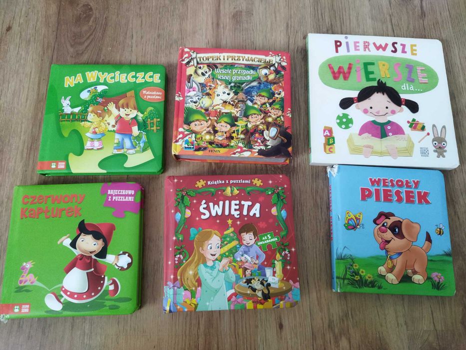 Książeczki puzzlowe, bajki dla dzieci
