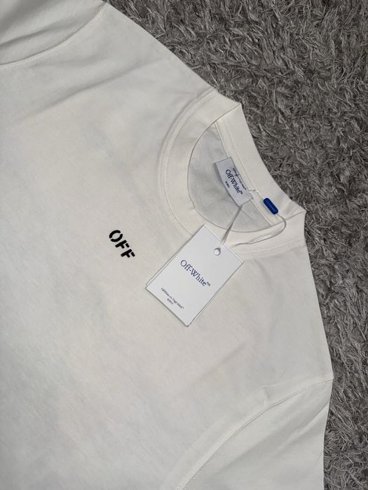 Футоблка Off-White біла офф вайт нова