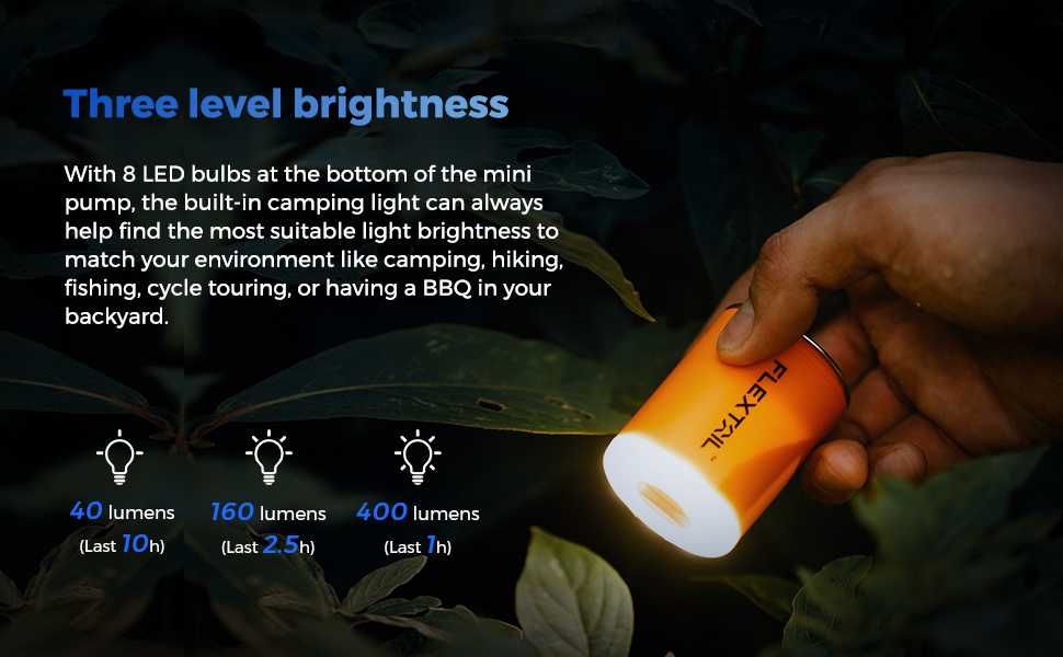 Flextail Tiny Pump 2X pompka elektryczna turystyczna