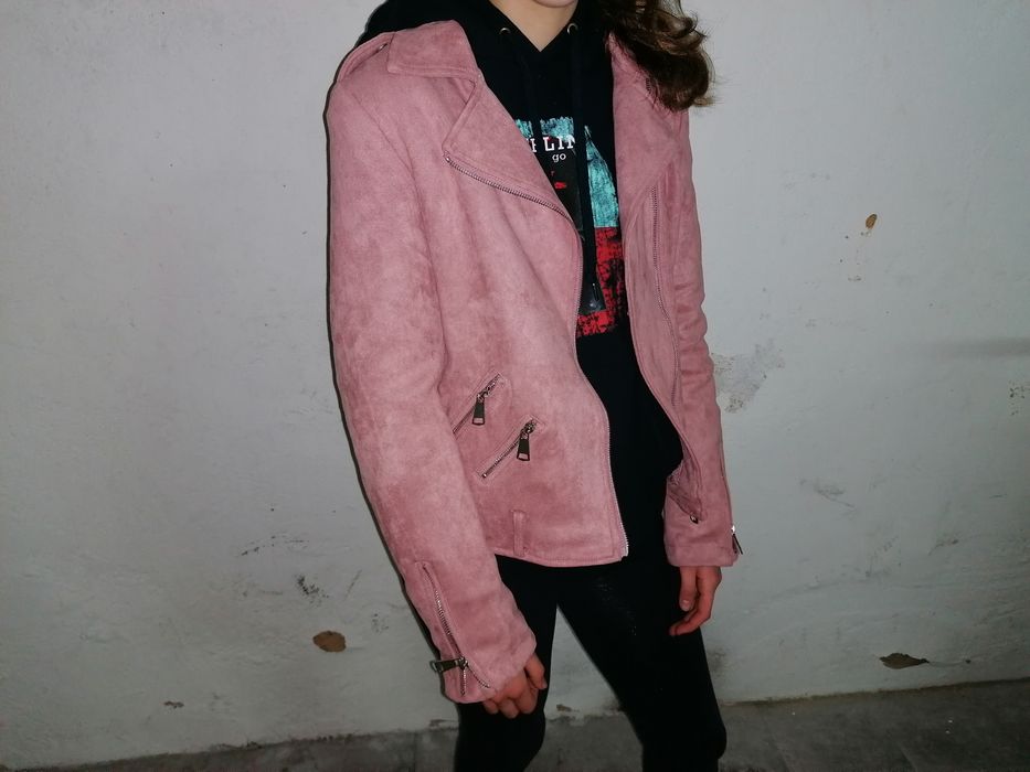 Blusão camurça quentinho juvenil