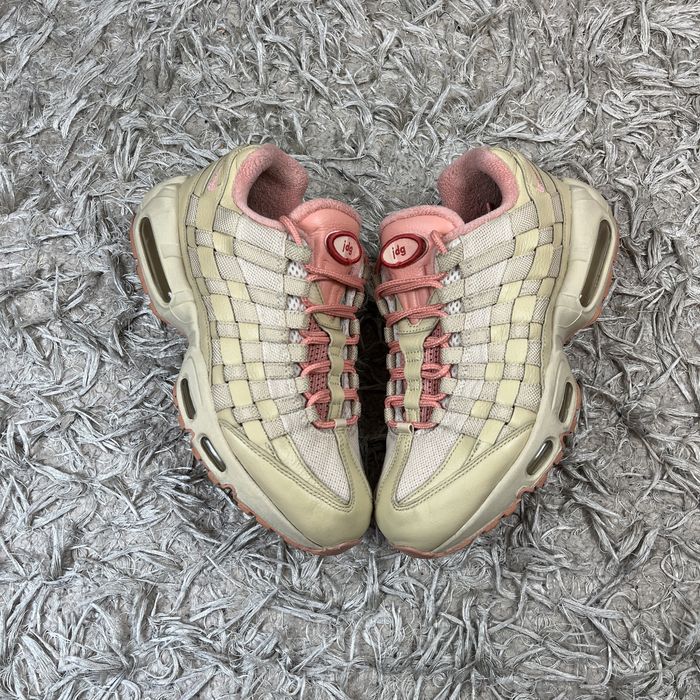 Nike Air Max 95 By You ID Beżowe Różowe Streetwear Drill Swag Y2k