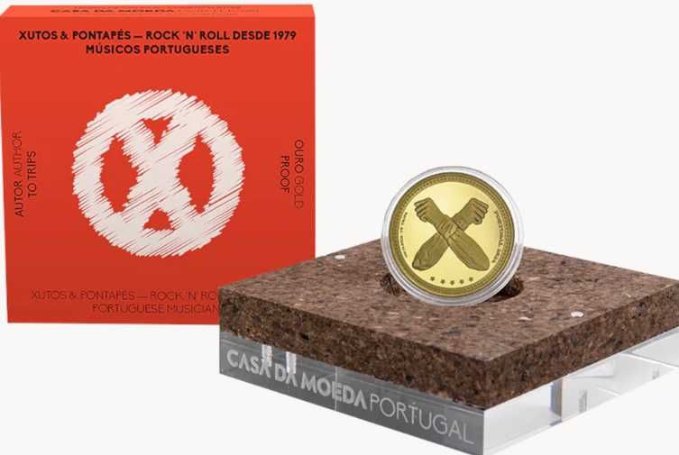Moeda Xutos & Pontapés - Ouro Proof