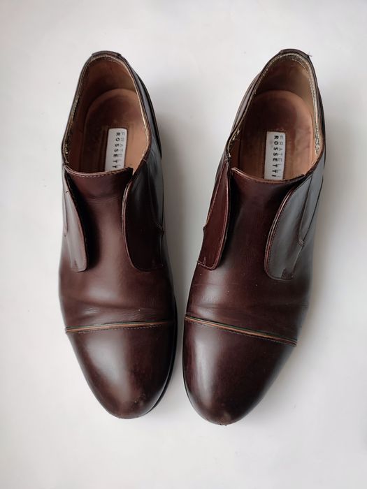 Стильные кожаные туфли оксфорды Fratelli Rossetti