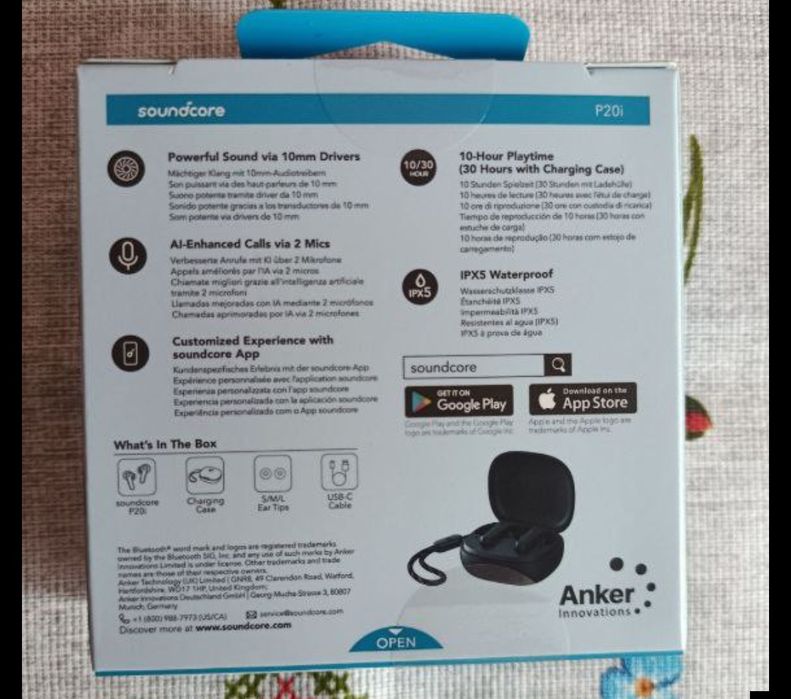 Anker Soundcore P20i Black. Навушники нові, запаковані. Глобальна верс