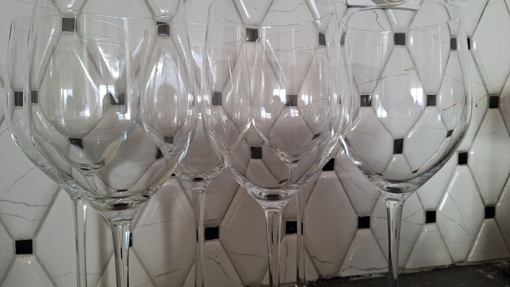 Kieliszki do wina Premium zestaw komplet 6 kieliszek wino szampan