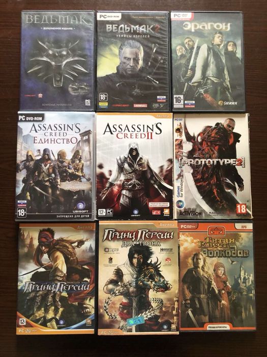 Диски для ПК: Resident Evil, Evil Dead Regeneration, Postal Dead Space, Need for Speed Most Wanted, Scarface Принц Персии Stalker Петька Предтечи