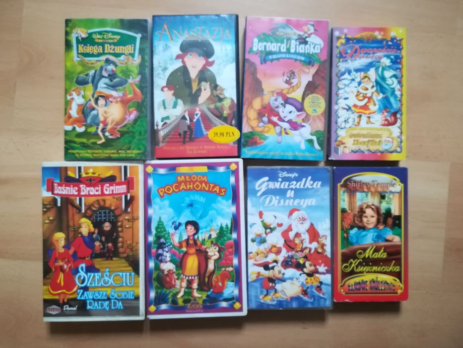 Bajki na kasetach VHS