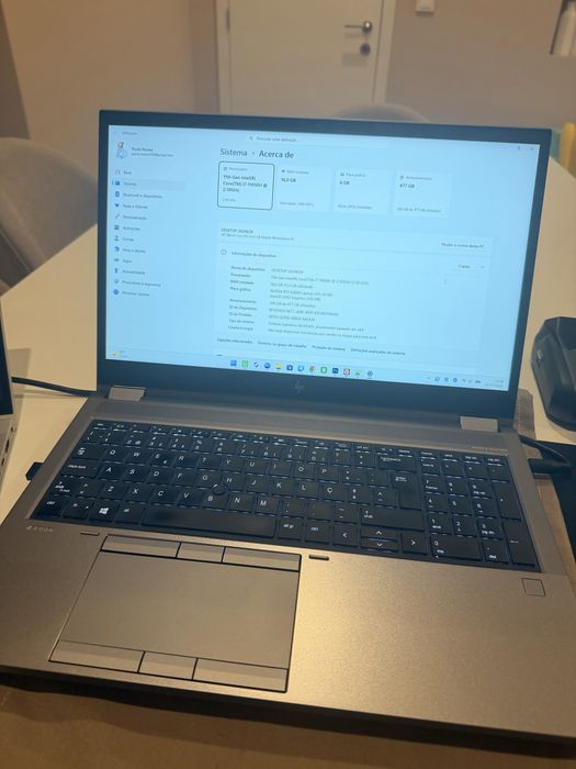 HP ZBook Fury 15 G8 | i7-11850H | 16GB RAM