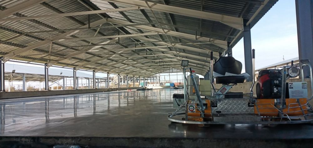 Луцьк, промислова бетонна підлога, стяжка, топінгова підлога