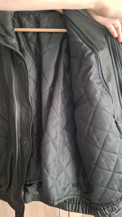 Kurtka męska skórzana z PRL-u