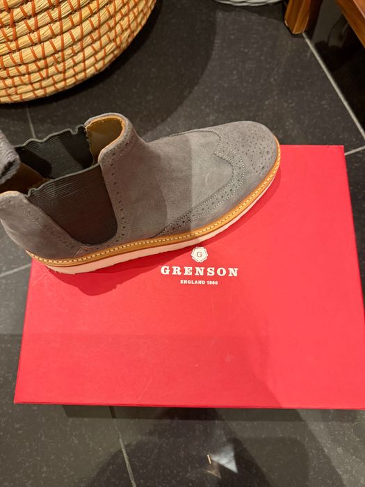 Botas Chelsea Grenson Alice 37 (Pele e Camurça) – Originais