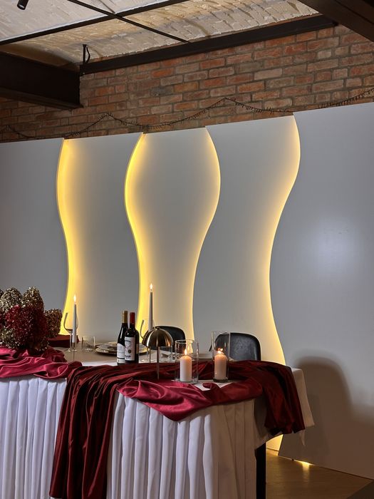 Ścianka ślubna, eventowa, fala, modułowa, led, dekoracyjna, 2026