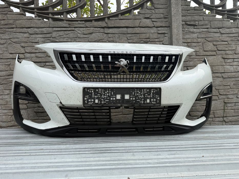 Peugeot 3008 II 2 ZDERZAK PRZOD na zwykłe lampy