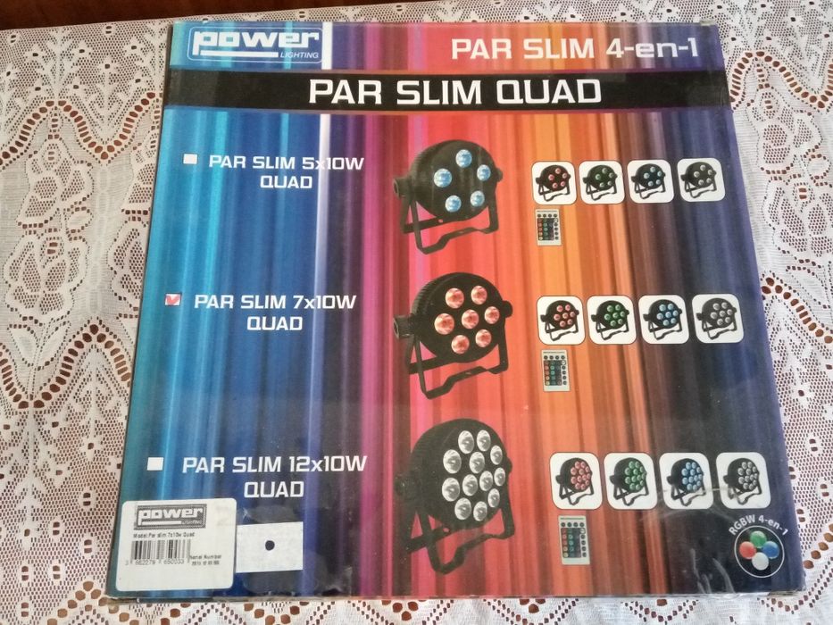 Bola fixa led com 3 cores