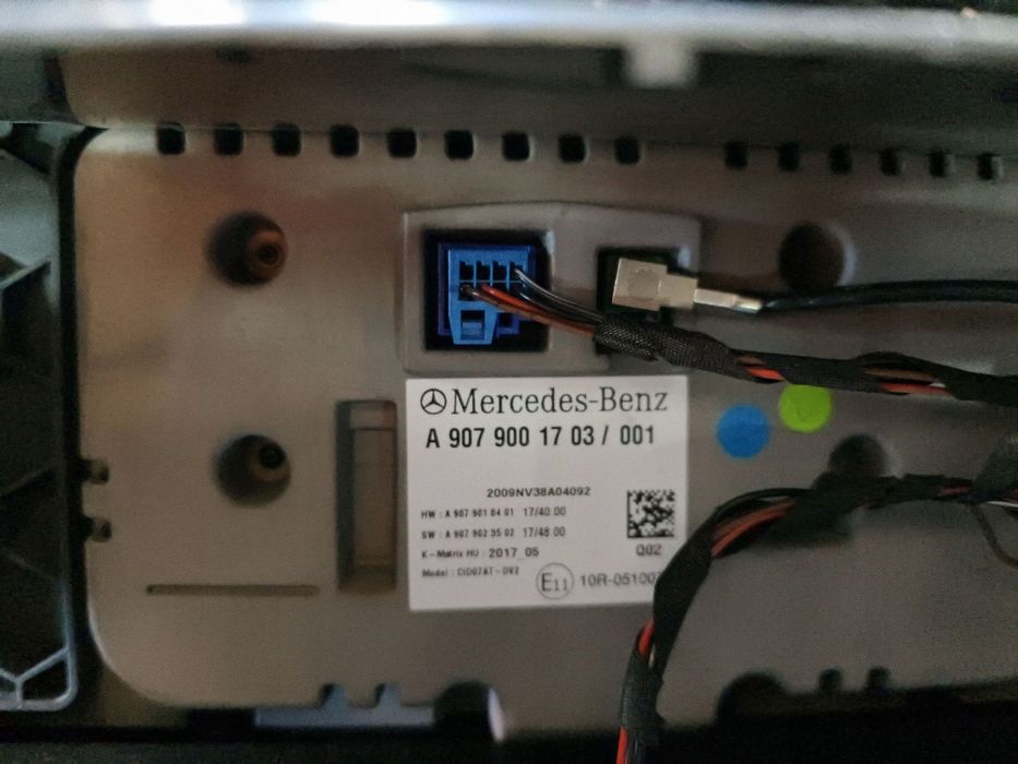 Wyświetlacz Radio Mercedes-Benz Sprinter W907 W910 A9079001703