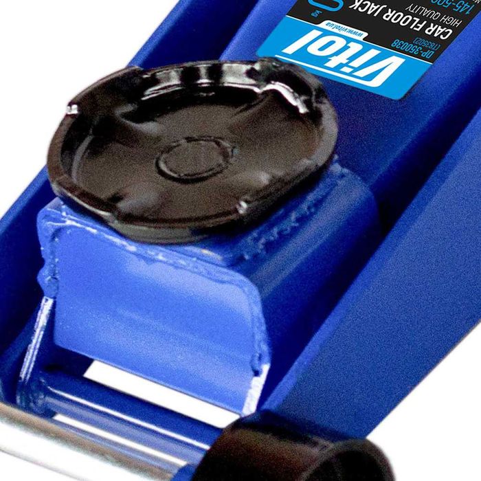 Домкрат гідравлічний підкатний 3,5т 145-500мм з педаллю 38кг DP-35038