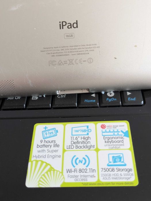 Asus Eee PC 1101HA Apple iPad  A1430)   16 ГБ. + samsung T580