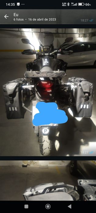 Africa twin alforges laterais Bagtecs XA 32  placas laterais XA 32  Honda ,  BMW, Yamaha, Ducati, Harley, CF, Cagiva, Triumph
