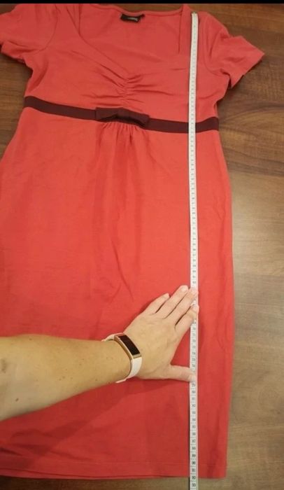 Sukienka bawełniana ciążowa z krótkim rękawem Next Maternity 38 40 M L