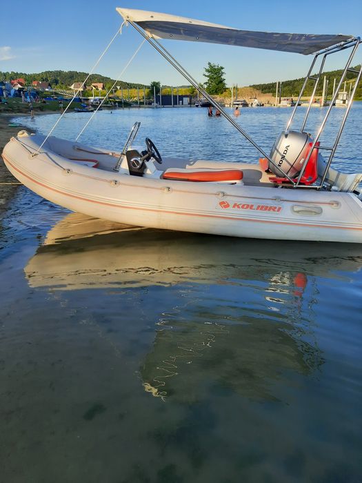 Rib łódka kolibri z silnikiem spalinowym
