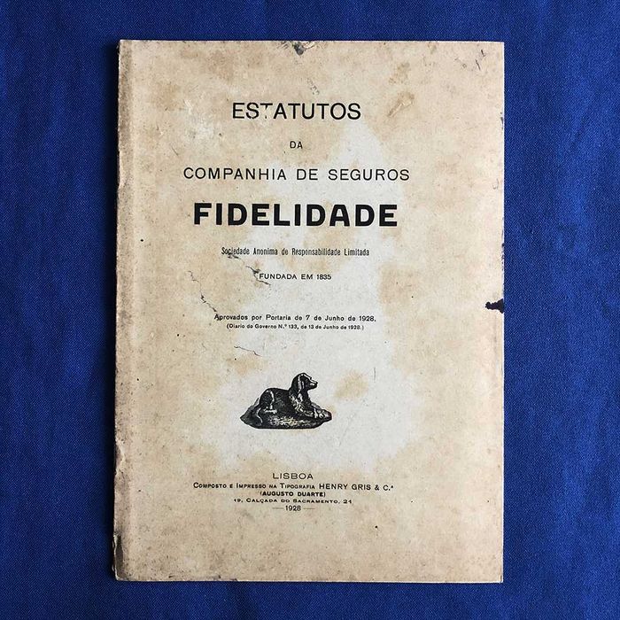 Estatutos da Companhia de SEGUROS FIDELIDADE (1928)