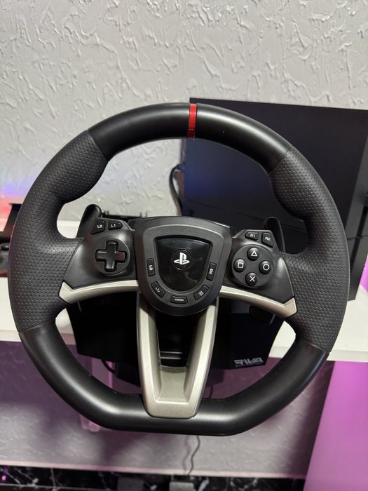 Volante Ps/Pc com pedais