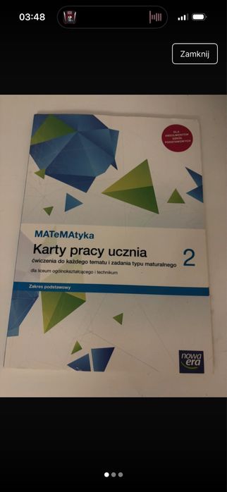 karty pracy ucznia matematyka klasa 2 poziom zakres podstawow nowa era