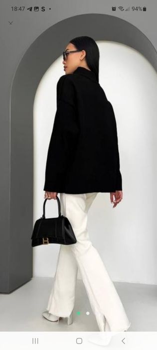 Кофта чорна оверсайз