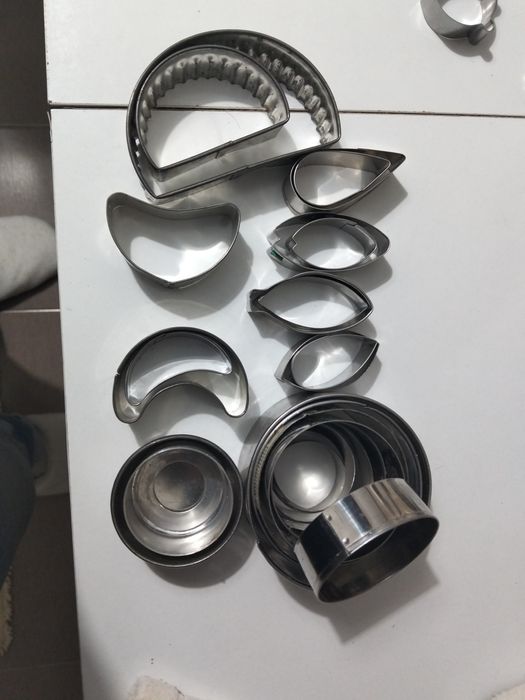 Formas de pastelaria variadas