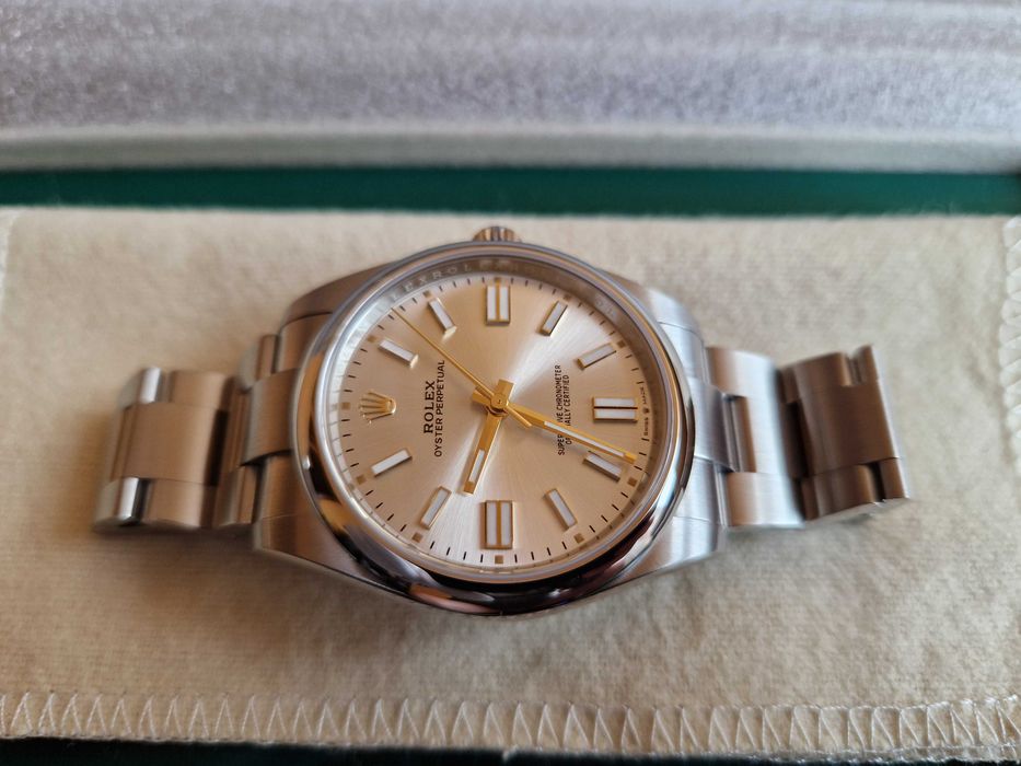 Rolex Oyster Perpetual 41mm NEW 2023r Silver stan 10/10.