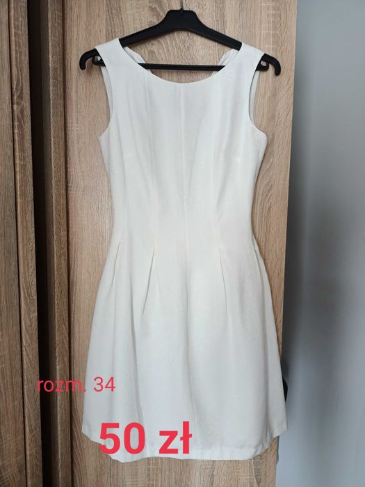 Sukienka biała, rozm. XS