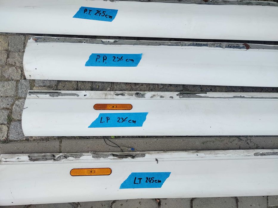 Przyczepa HOBBY listwa dolna fartuch profil aluminiowy częśći