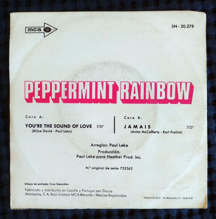 Vinil 5 Singles: Creedence, Donovan, Procol Harum, Peppermint Rainbow