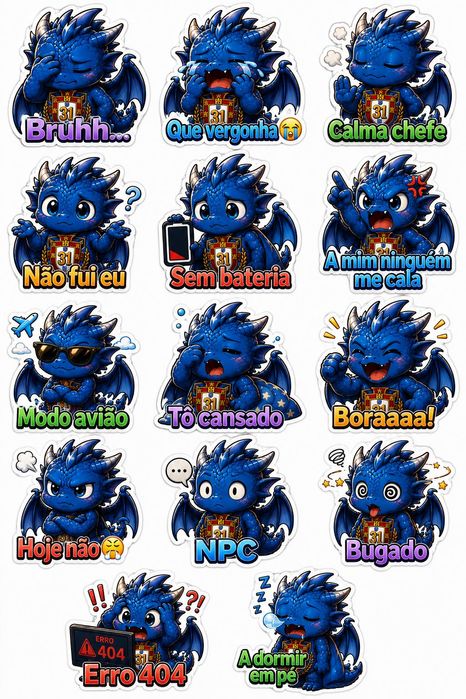 NOVA coleção portista chibi edição limitada nunca antes vista