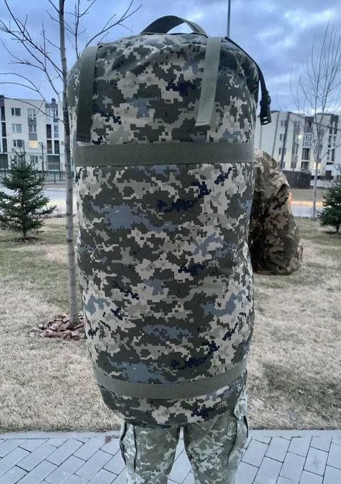 Военный рюкзак баул тактический 100л баул армейский пиксель баул ВСУ