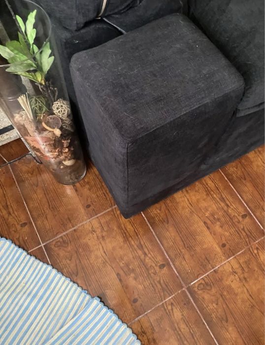 Sofá Chaise Longue + 2 Bancos | Anti-arranhões