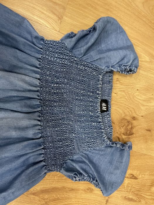 Sukienka jeans 128 dziewczęca dla dziewczynki