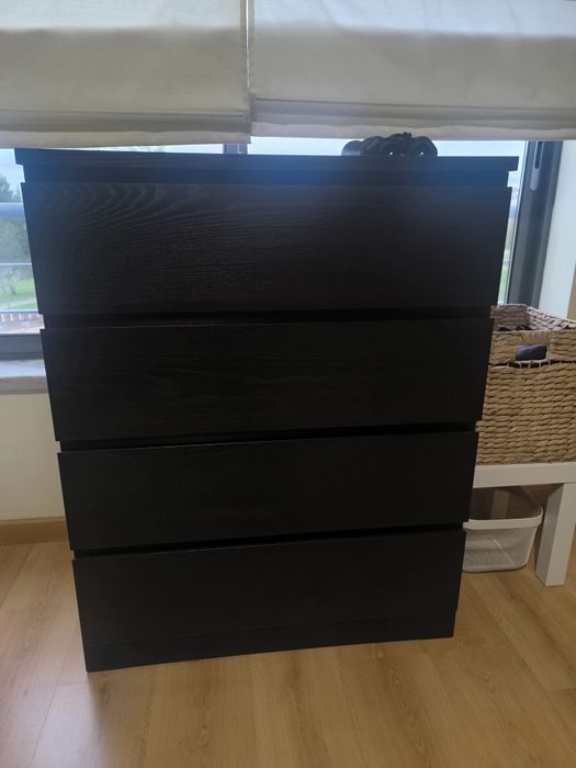 Comoda MALM  Ikea preta