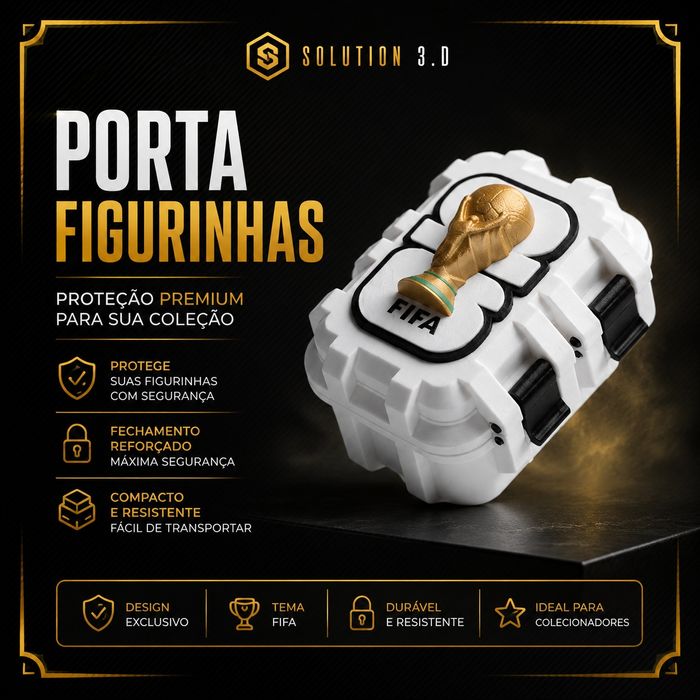 Caixa para cromos copa do mundo 2026 perfeito para sua coleção,  suporte que estava faltando , presente , decoração  , qualidade e sofisticação.